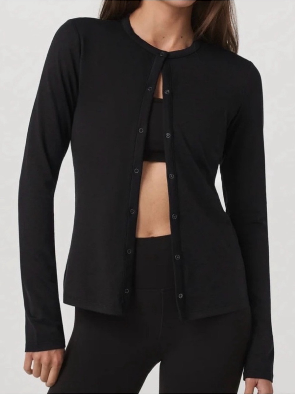NWT Long Sleeve Halo Snap Cardigan